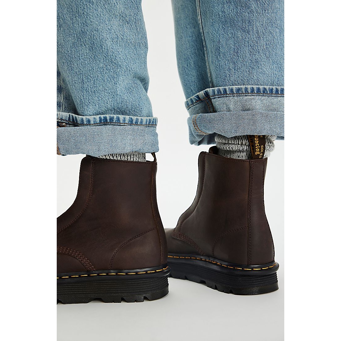 DOGOページ Dr. Martens Zebzag Laceless Slip-On Boots available now at Lenox