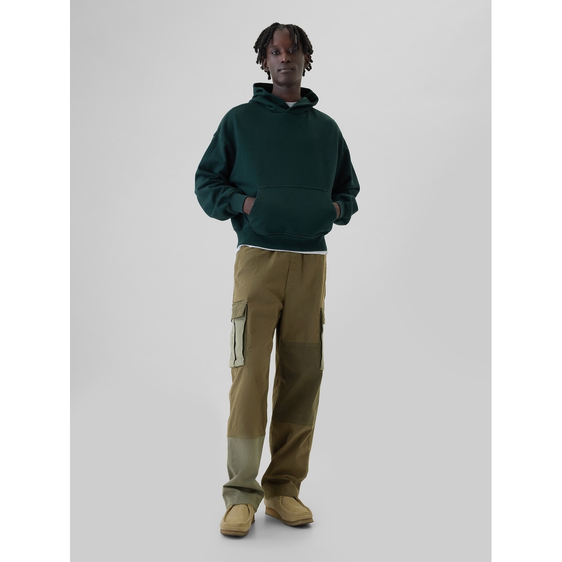 Patchwork Cargo Pants available now at Stanford Shopping Center™