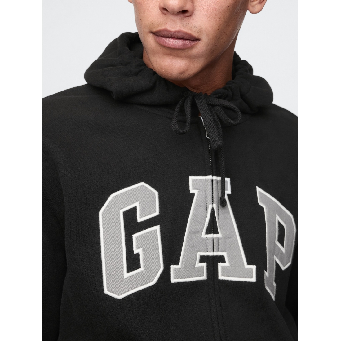 VintageSoft Arch Logo Full-Zip Hoodie available now at The