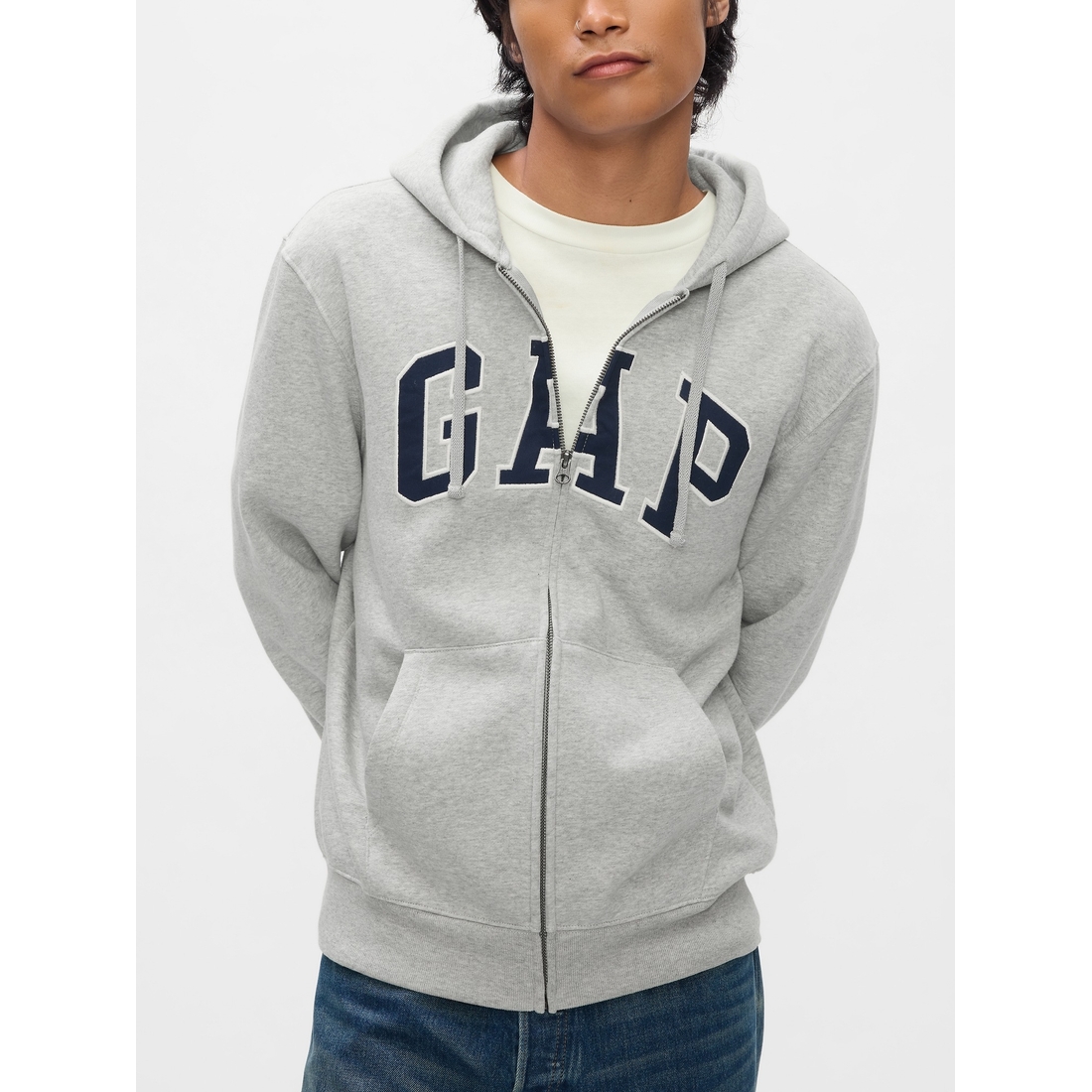 Adult VintageSoft Arch Logo Zip Hoodie available now at The Galleria™