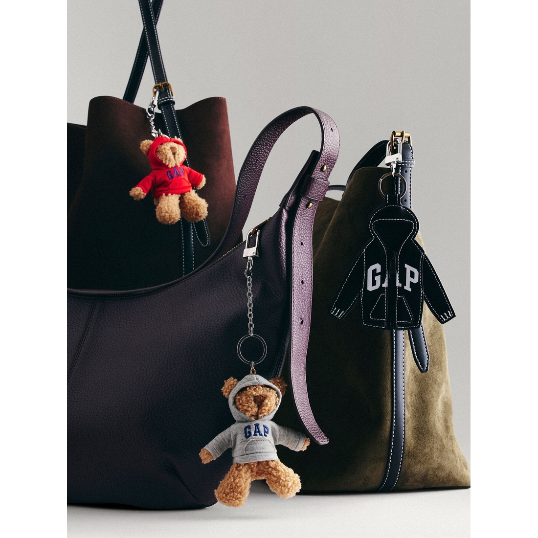 Brannan Bear Hoodie Bag Charm available now at Walt Whitman Shops®