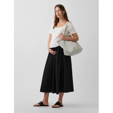 Maternity Mixed Media Maxi Dress available now at Del Amo Fashion Center
