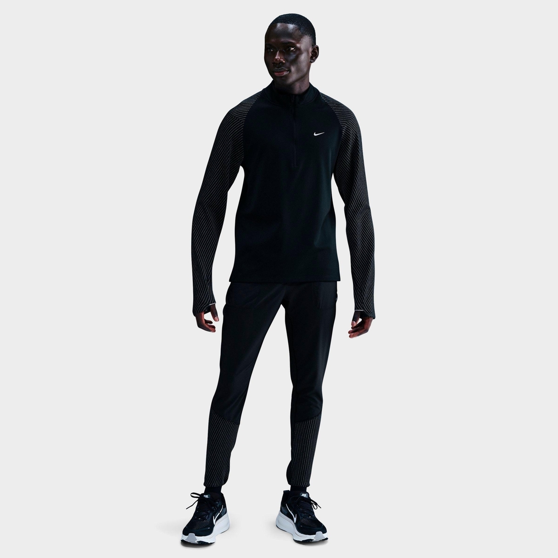 nike half zip running top mens