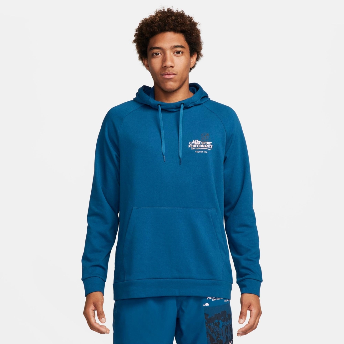 nike blue and pink hoodie