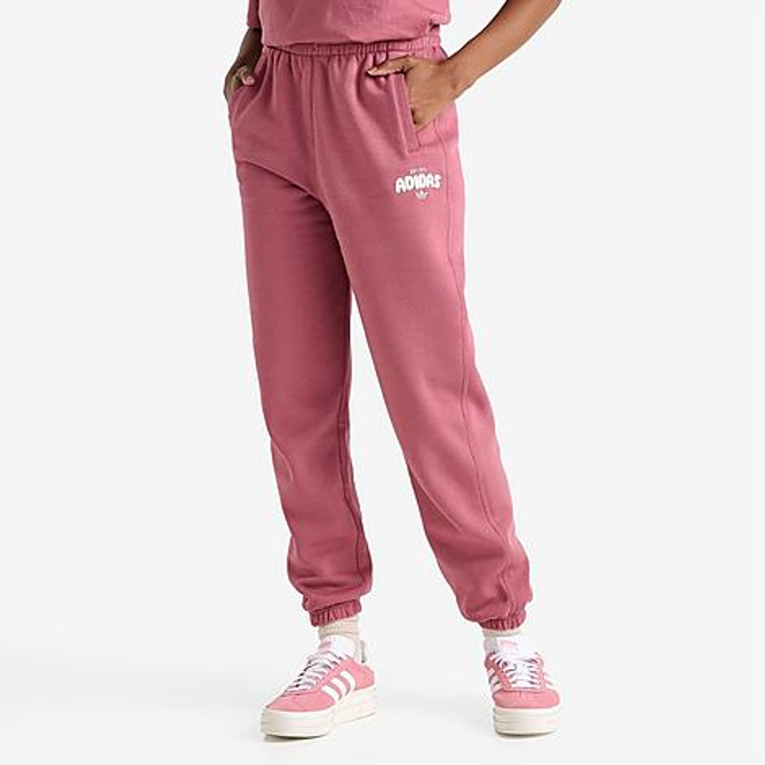 adidas jogger pink