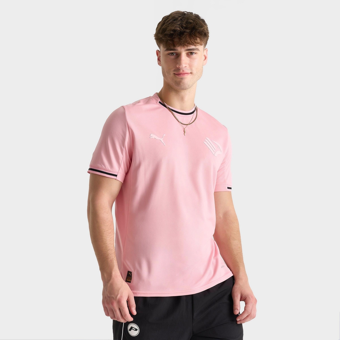 YOKOHAMA FC ピンクシャツ PUMA PUMA（プーマ） メンズ サッカー ライセンスシャツ 2025-26 パレルモFC