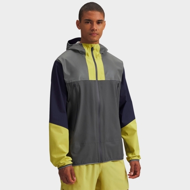 adidas Men's Originals Half-Zip Windbreaker Jacket in Aura Ink