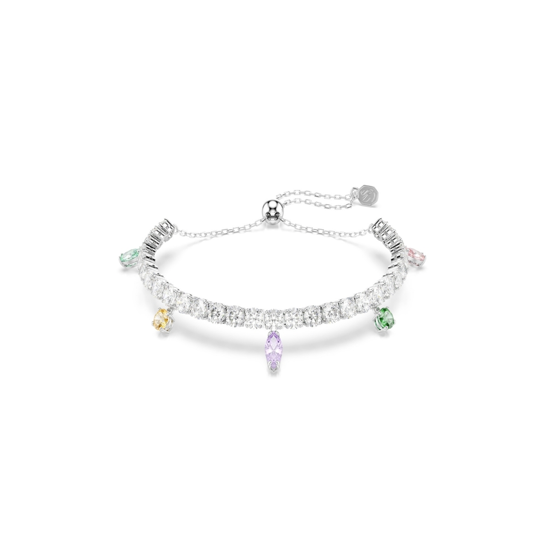 Swarovski x Ariana Grande Rhodium Plated Tennis Bracelet available