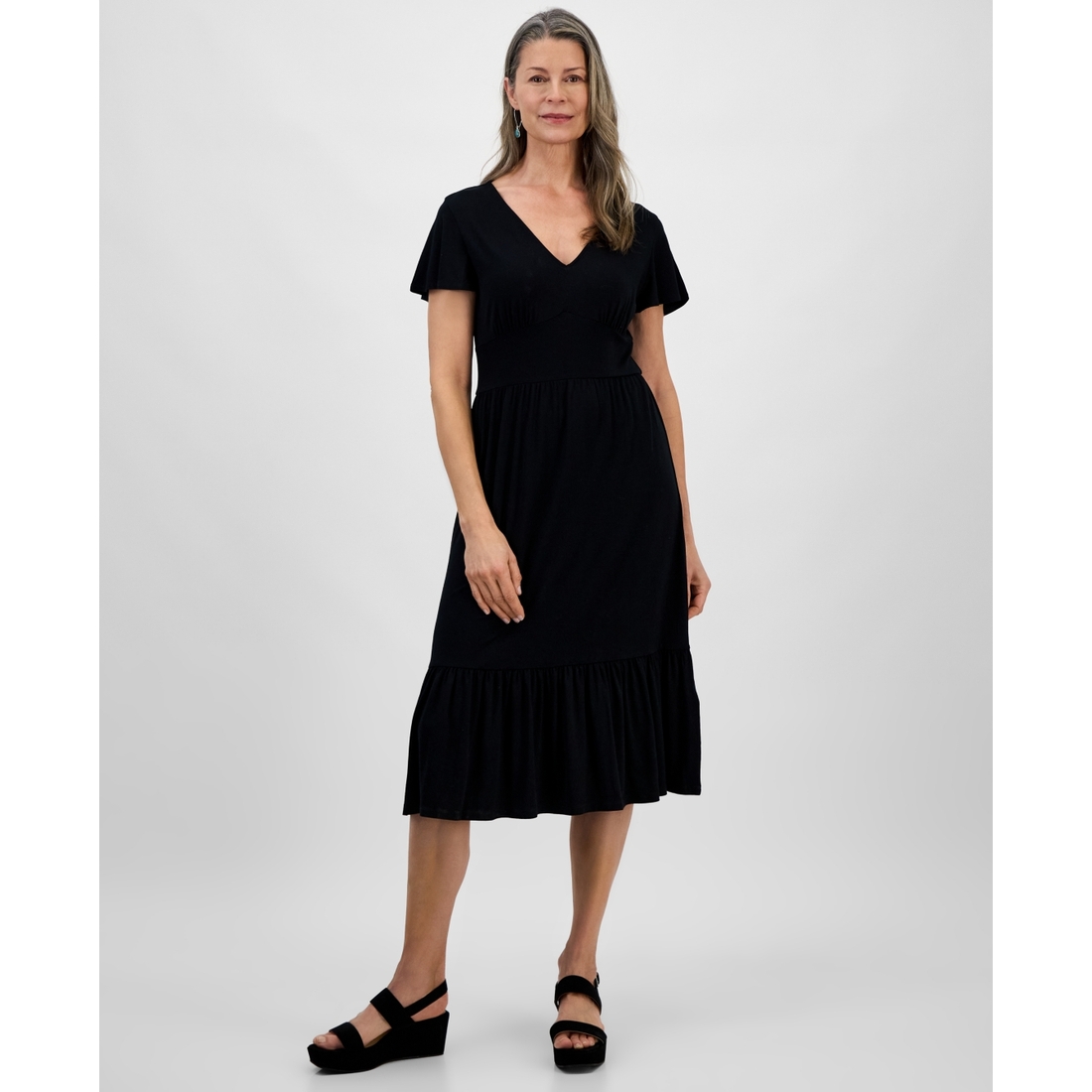find me now ross midi dress Find Me Now Ross Cap Sleeve Midi Dress