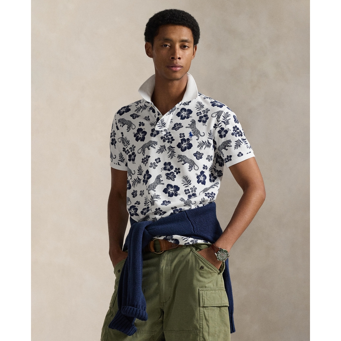 Polo Ralph Lauren Men's Classic-Fit Tropical Floral Polo Shirt