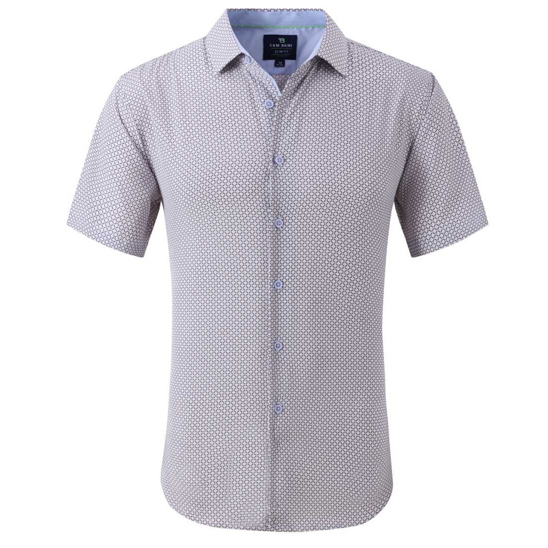 slim fit dress slacks Phenom Classic Light Blue Short Sleeve Dress Shirt – Classic and Comfortable Wear main image 0