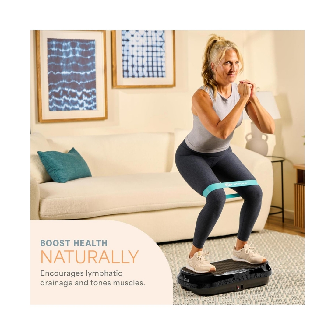 LifePro Waver Mini Vibration Plate  Whole Body Vibration Machine for  Weight Loss available now at Quaker Bridge Mall