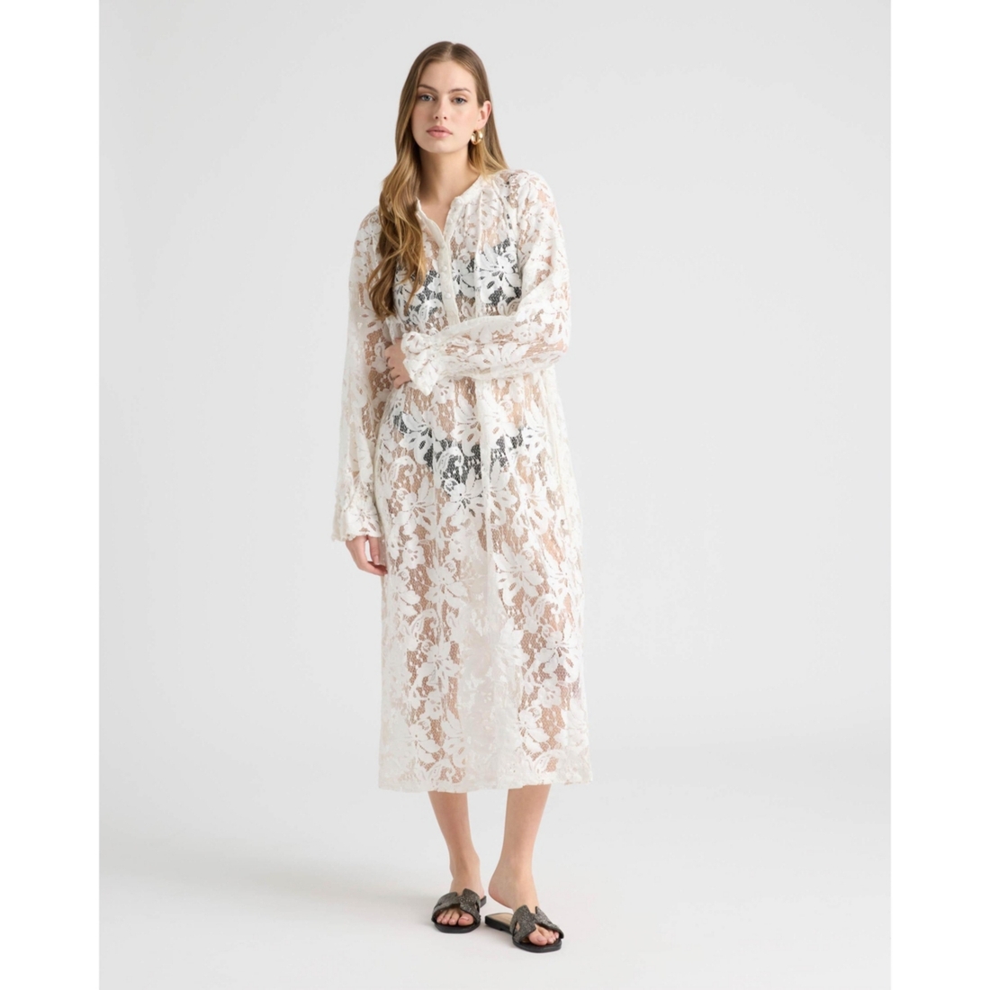Nvlt Women's Long Shirt Dress with Raglan Sleeve available now at Smith  Haven Mall