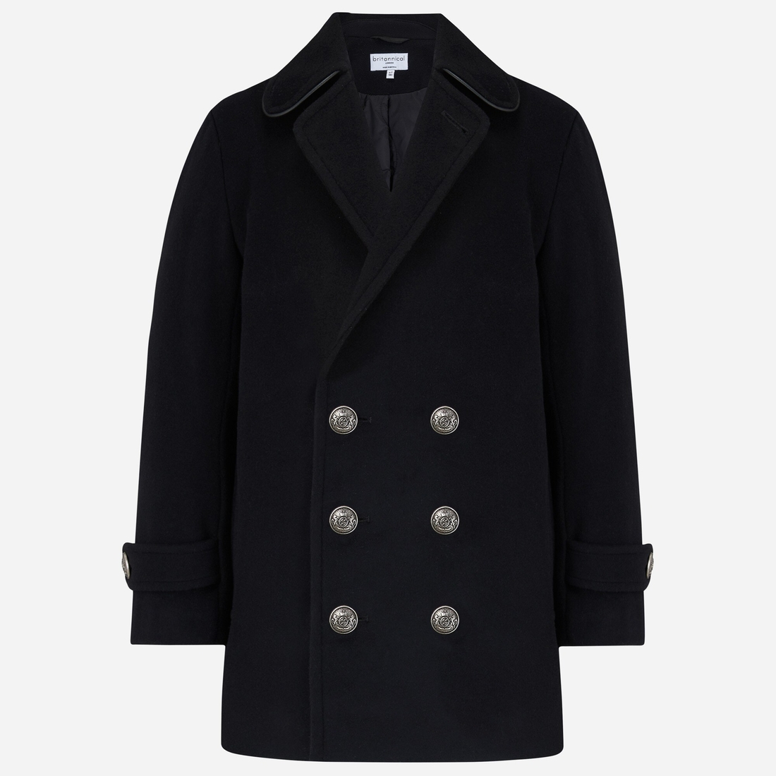 Britannical London® Lambeth reefer coat available now at Britannical London® Lambeth reefer coat available now at