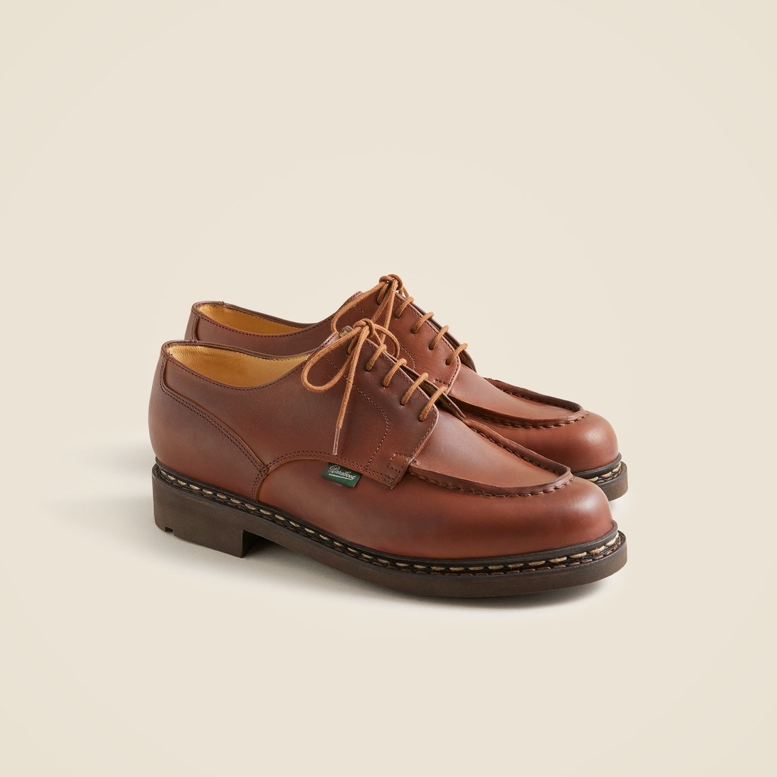 Paraboot Chambord leather derbys available now at Stanford