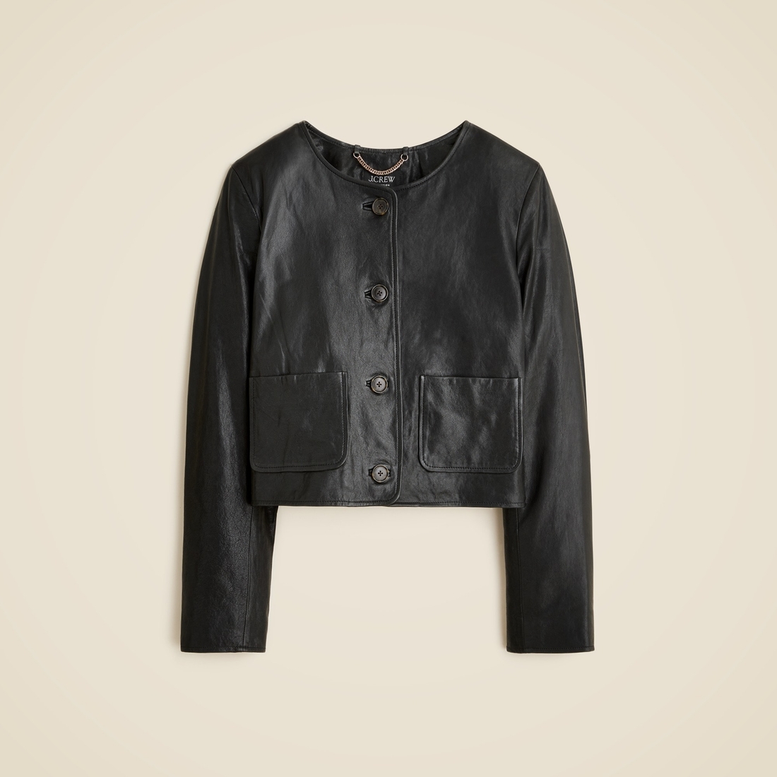 Collection leather jacket available now at Lenox Square®