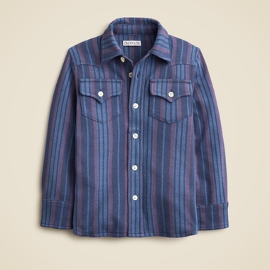 Kids' short-sleeve tipped sweater-polo in cotton available