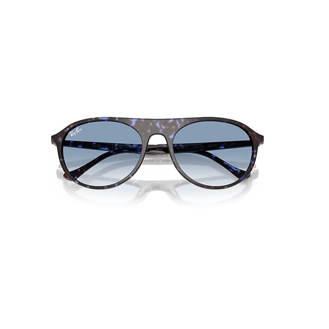 NEW RAY BAN women\'s square sunglasses in polished havana blue turtle Amazon.com: Ray-Ban Unisex Sunglasses Havana Blue Turtle  main image 3