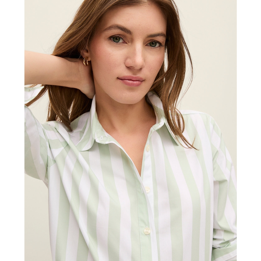 Weekend Collection Striped Relaxed Perfect Shirt available now at