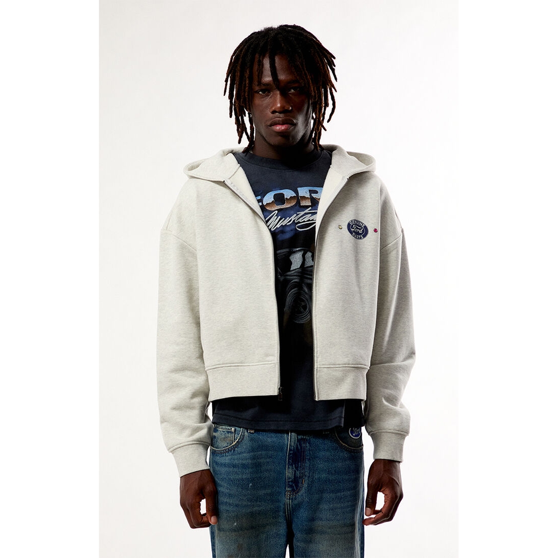 FORD Men's Genuine Gemstone Full Zip Hoodie available now at