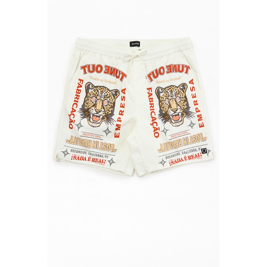 Brixton Men's Tiger Everyday Stretch Hybrid Shorts available now