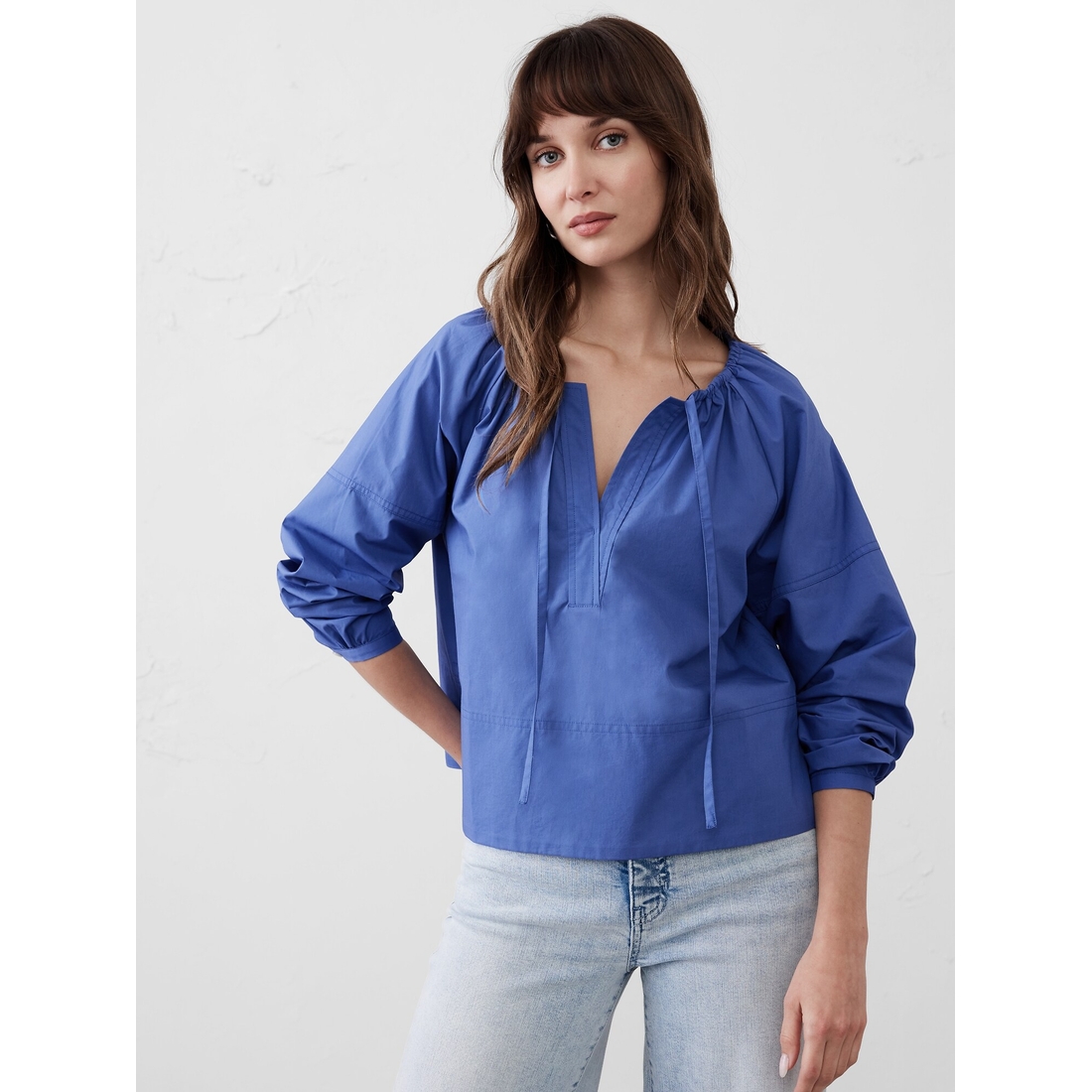 Shirred Popover Shirt available now at Colorado Mills®