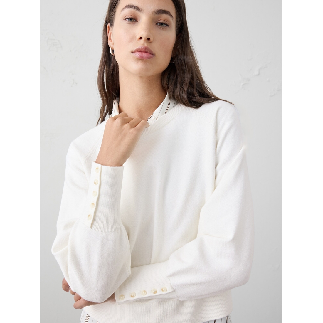 Volume-Sleeve Sweater available now at Ontario Mills®