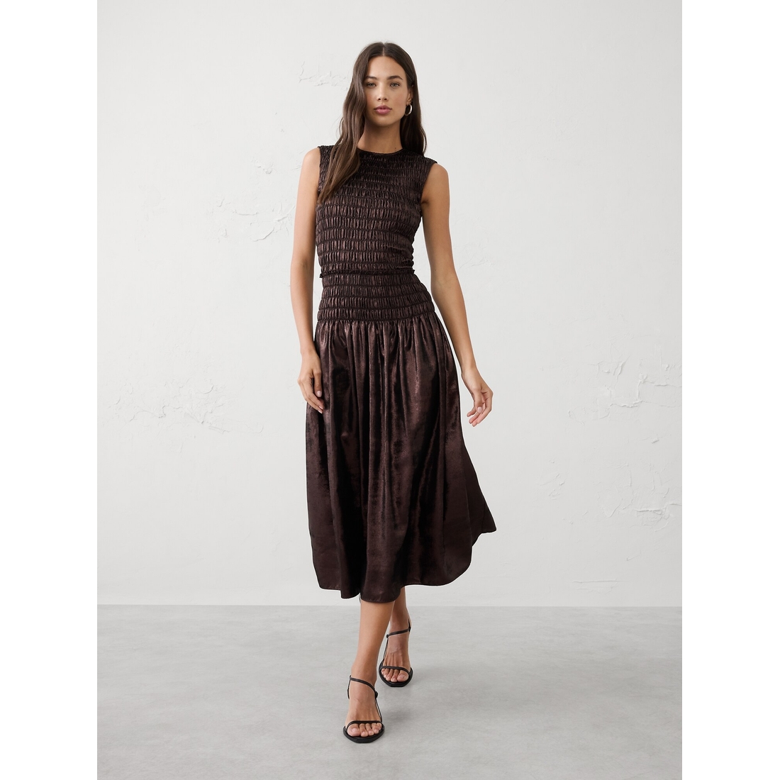 best fit and flare dress Senza Tempo Fashion Carmel Dress - Black main image 1