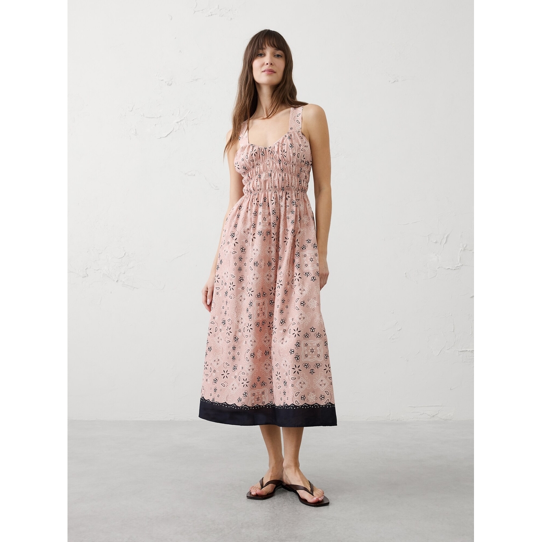Voile Shirred-Bust Midi Dress available now at Opry Mills