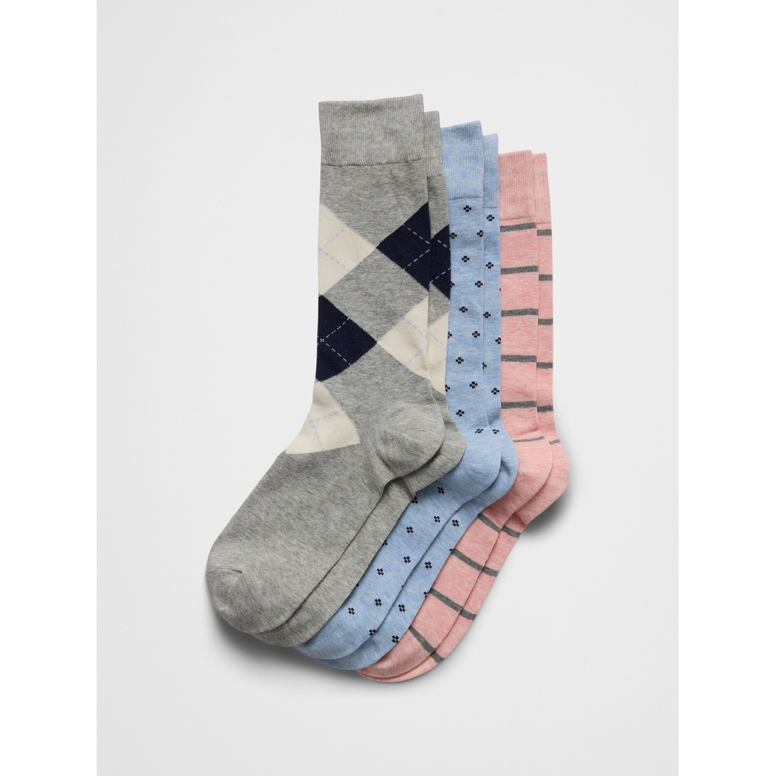 Pink Trouser Sock (3 Pack) available now at Jackson Premium Outlets
