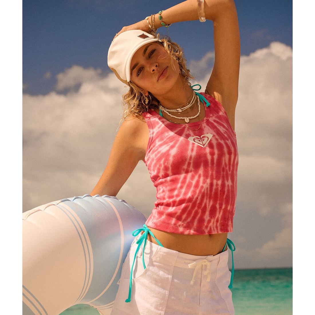 Roxy Tie-Dye Logo Tank Top available now at Seattle Premium Outlets®