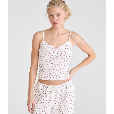 Cherry Pointelle Sleep Tank available now at Meadowood Mall®