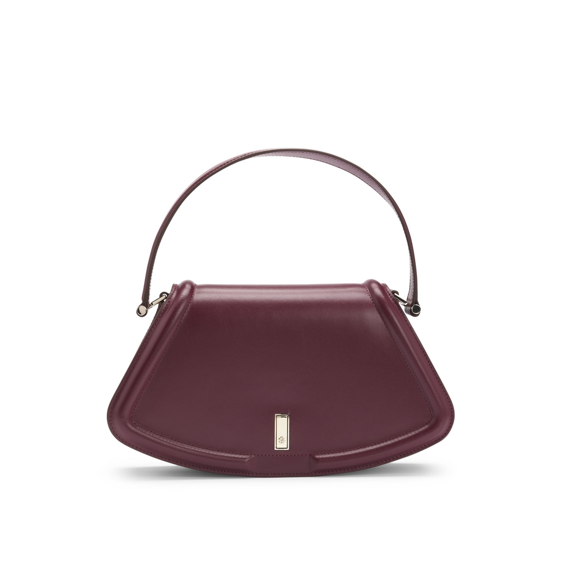 Leather shoulder bag with signature hardware available now