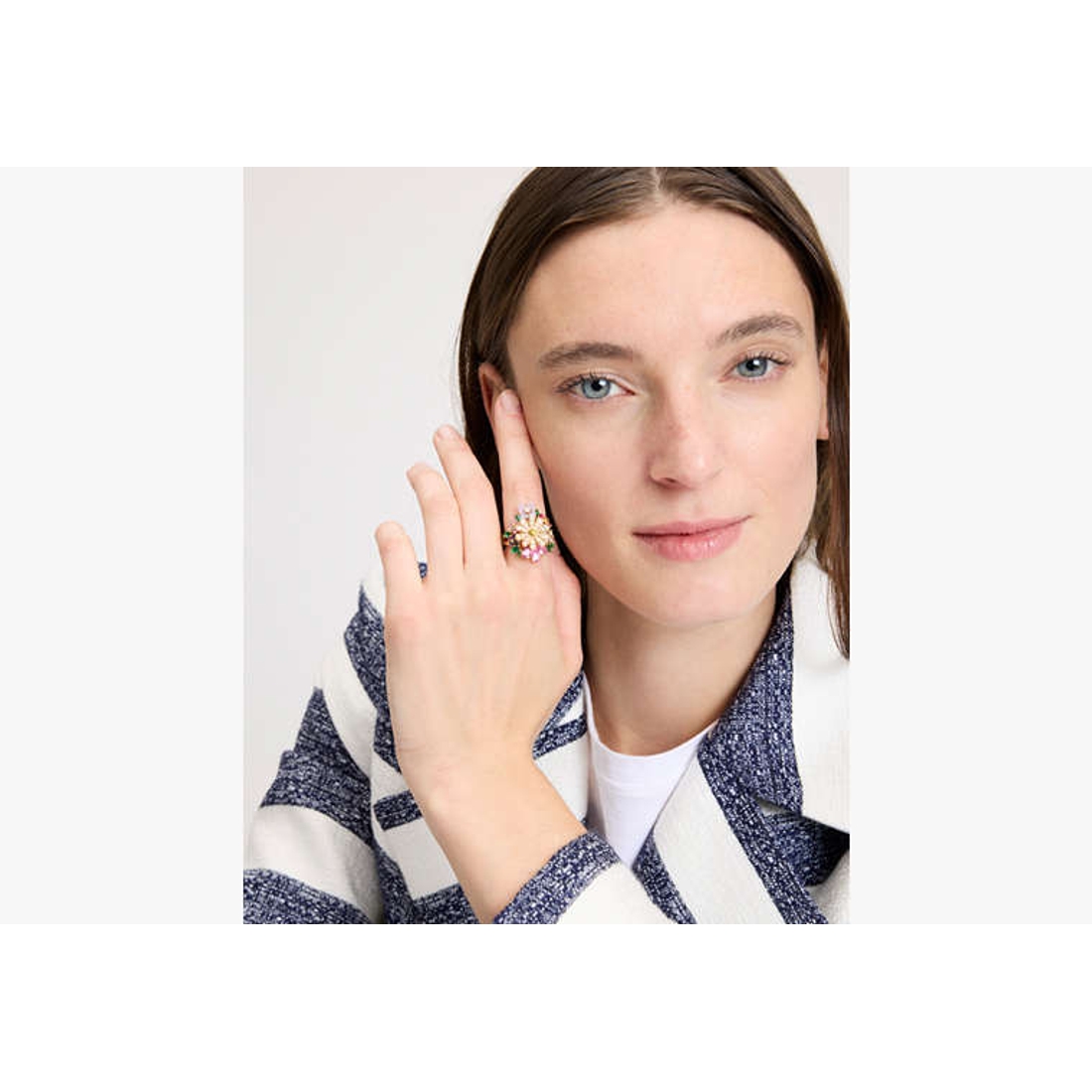 Bursting Blooms Cocktail Ring available now at Del Amo Bursting Blooms Cocktail Ring available now at Del Amo