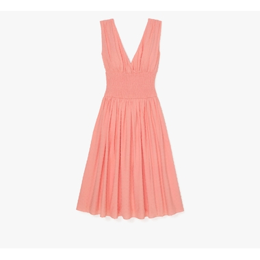 kate spade new york Fluid Jacquard Puff Sleeve Mini Dress available now at  Del Amo Fashion Center