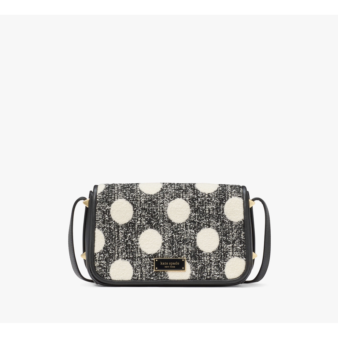 Liv Dot Tweed Crossbody available now at Aurora Farms