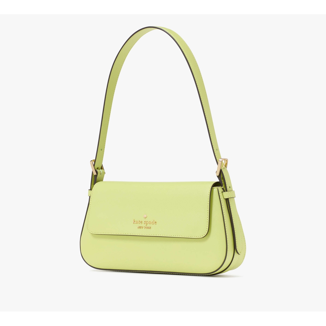 Madison Saffiano Leather Small Flap Shoulder Bag available now at