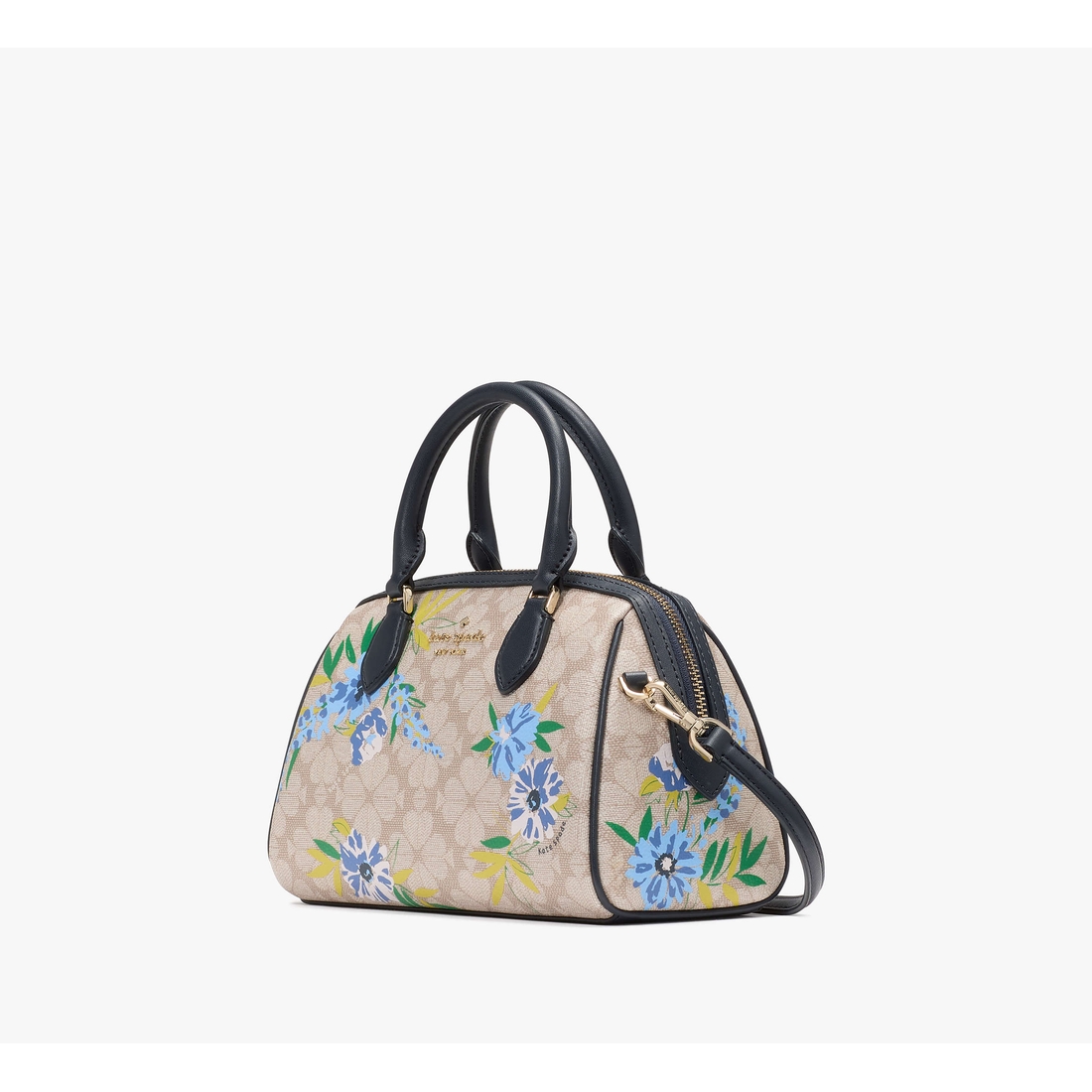 ショルダーバッグ・ポシェット Kate Spade Spade Flower Floral Large Dolly Duffle KL004 Spade Flower Floral Large Dolly Duffle BLAZER BLUE MULTI
