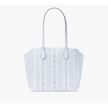バッグ flower wave quilting tote (white) flower wave quilting tote (white)