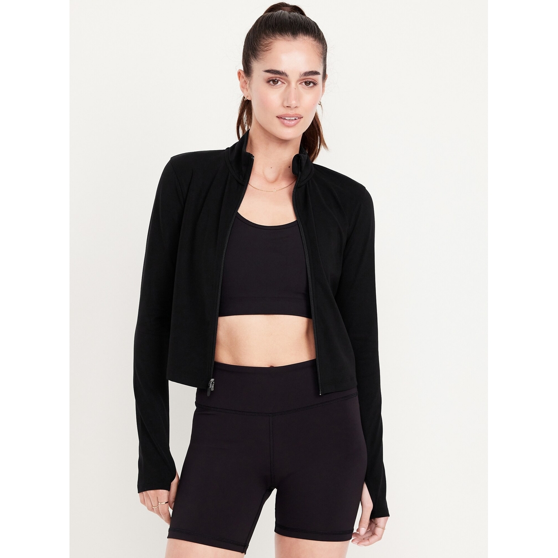 StudioSmooth Crop Full Zip available now at Liberty Tree Mall StudioSmooth Crop Full Zip available now at Liberty Tree Mall