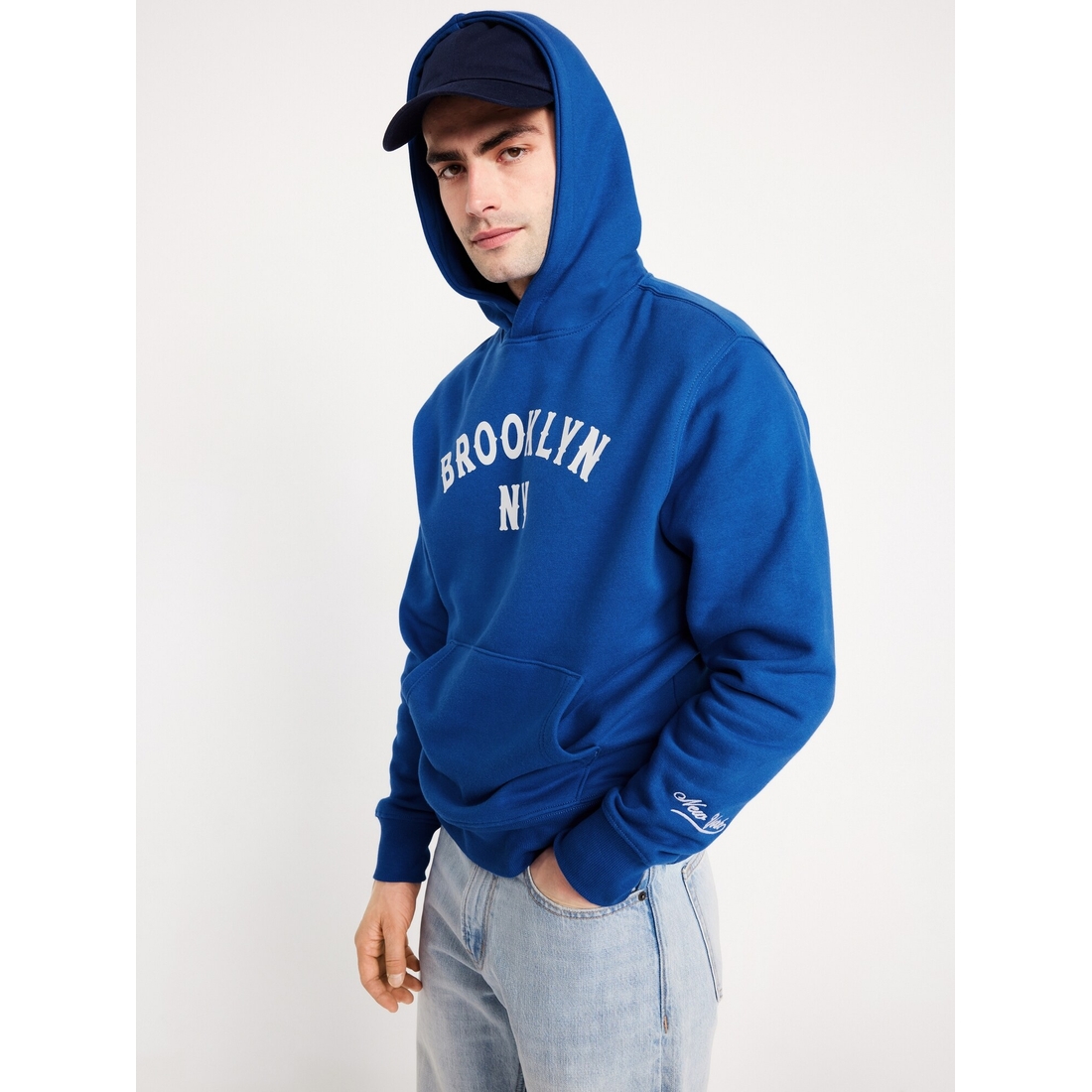 Loose Essential Graphic Hoodie available now at Ocean County