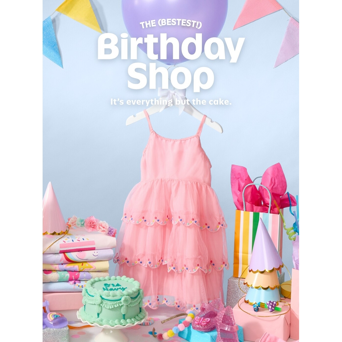 Birthday Tiered Tulle Skirt for Toddler Girls available now at Gilroy  Premium Outlets