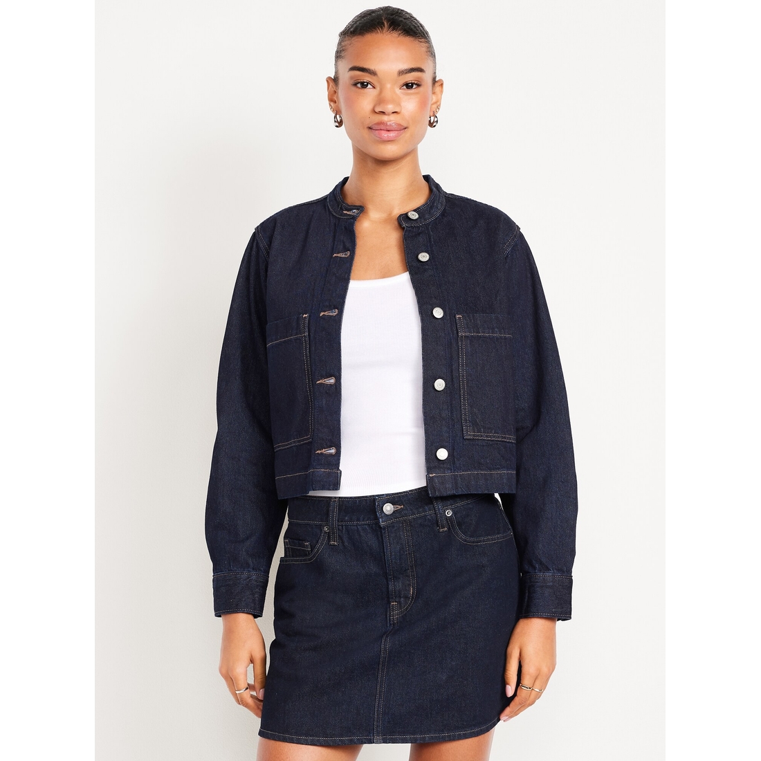 Cropped Jean Jacket available now at Dover Mall®
