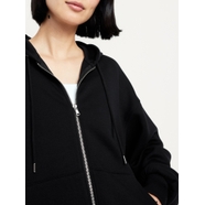 Oversized Bounce Fleece Zip Tunic Hoodie Sweatshirt Oversized Bounce Fleece Zip Tunic Hoodie Sweatshirt
