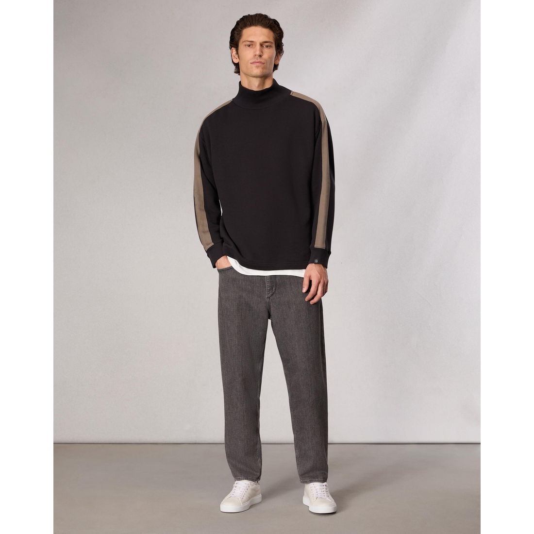 Mockneck Sweatshirt available now at San Marcos Premium Outlets® Mockneck Sweatshirt available now at San Marcos Premium Outlets®