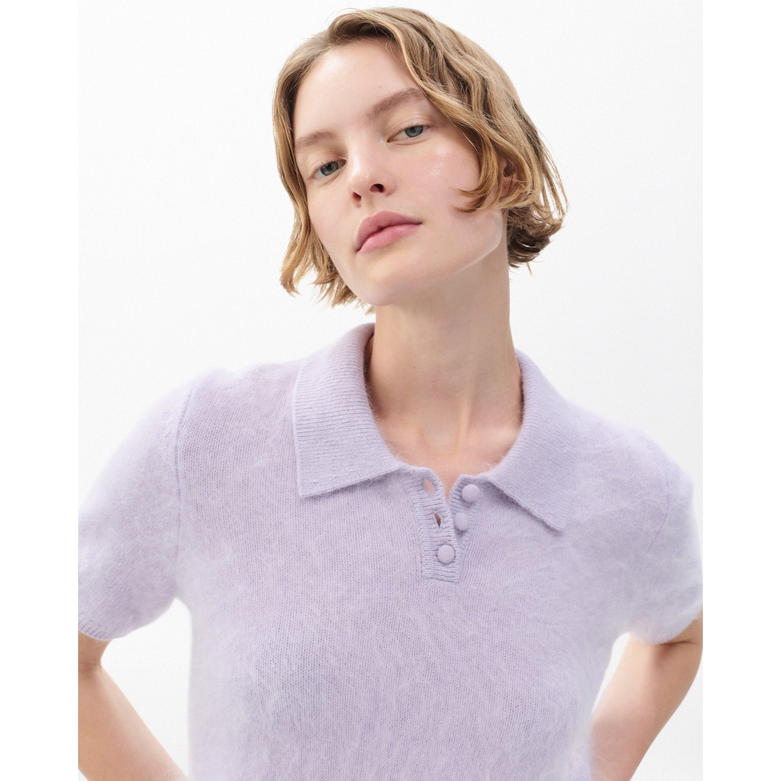 Jada Brushed Cashmere Polo available now at Camarillo Premium Outlets®