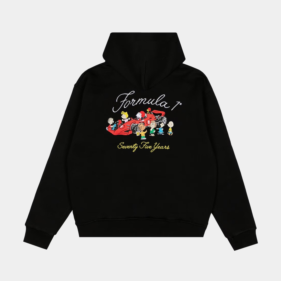 F1 x Snoopy Peanuts Pit Crew Pullover Mens Hoodie available now at