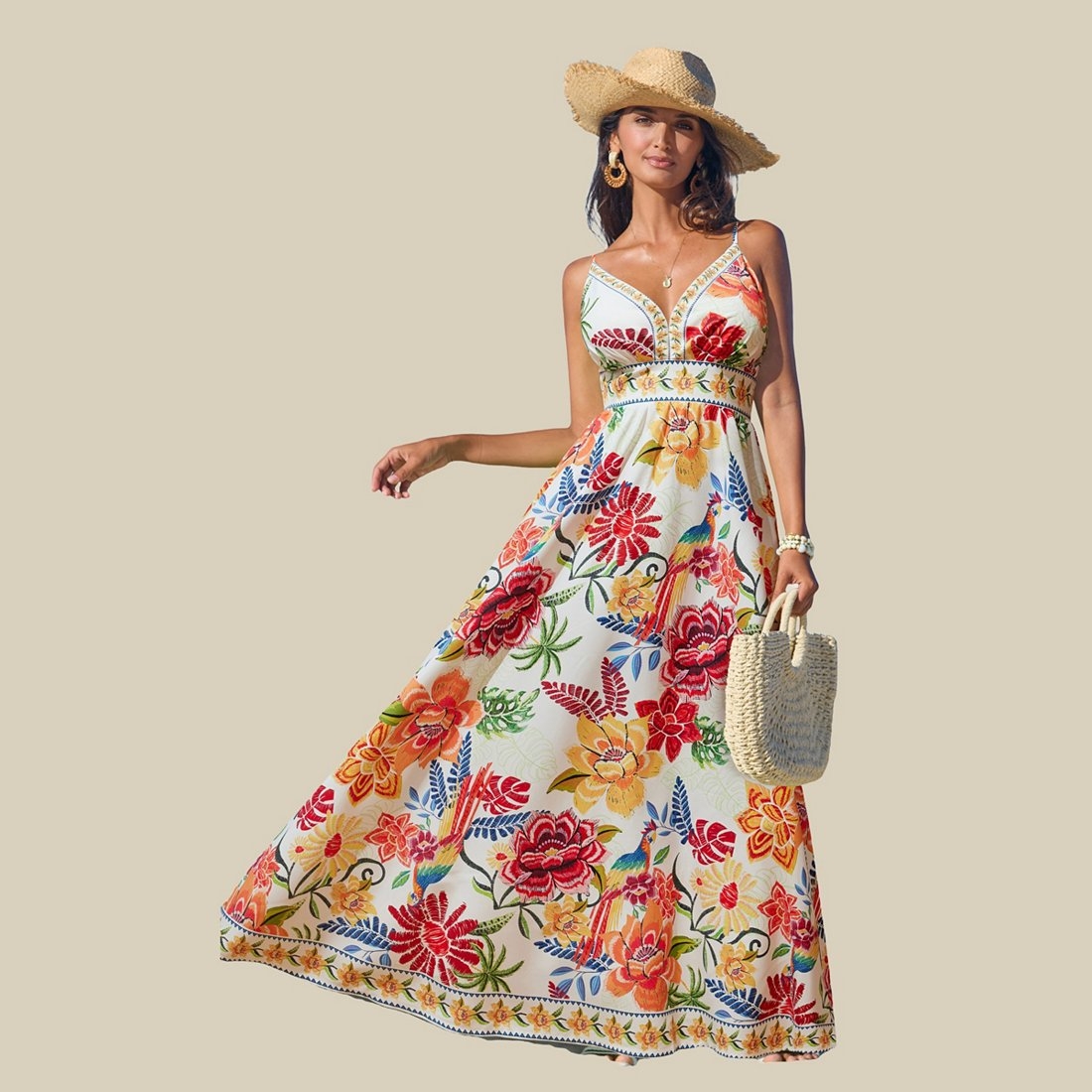 stunning summer maxi dresses Amazon.com: PRETTYGARDEN Women's Summer Maxi Dress 2026 Casual Boho Sleeveless Spaghetti Strap Smocked Tiered Long Beach Vacation Sundresses (Apricot,S) : Clothing, Shoes & Jewelry