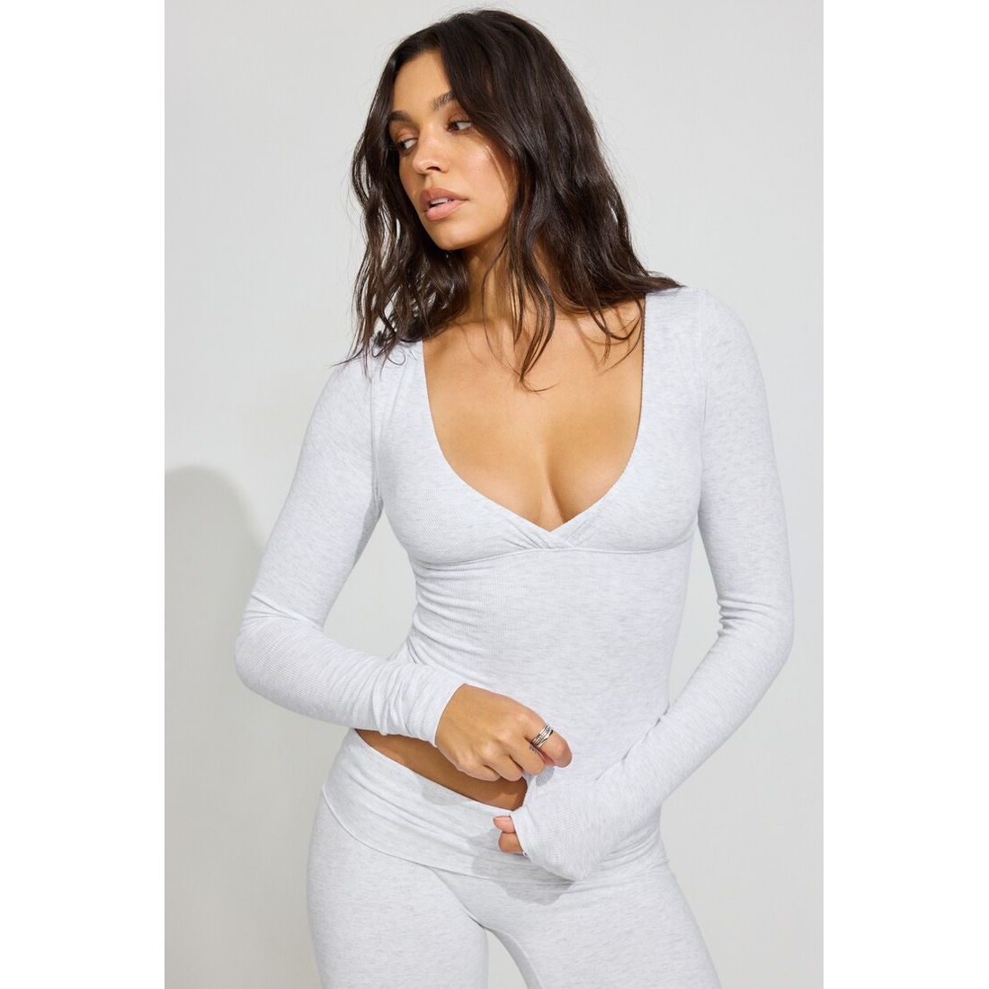 Crossover Long Sleeve Top available now at La Plaza™