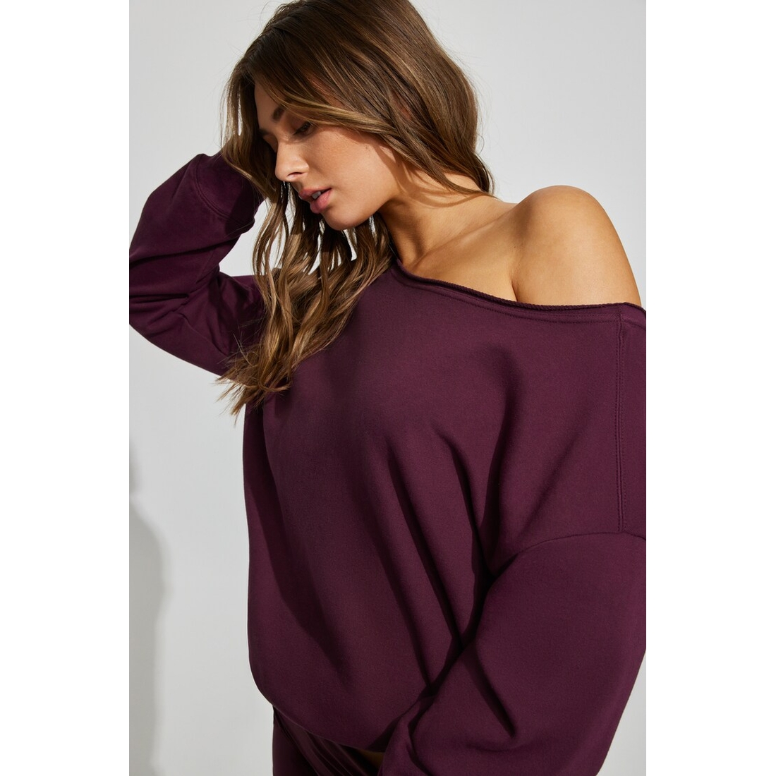 トップス dichhenderson offshoulder sweat SoftTerry™ Off Shoulder Sweatshirt available now at Orland Square